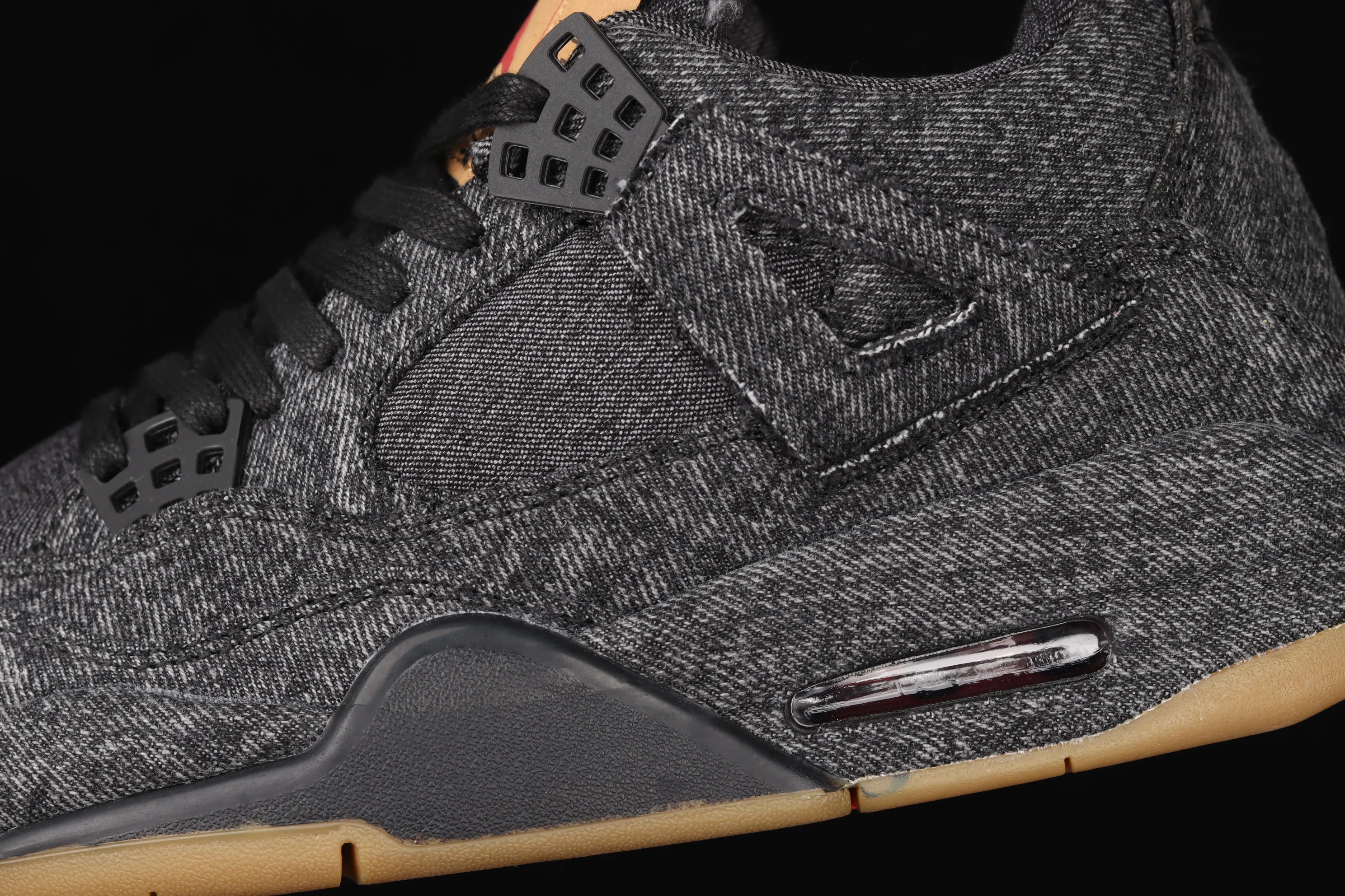 All categories Air Jordan Jordan series basketball shoes Air Jordan 4 G version Levi's x Air Jordan 4 AJ4 Joe 4 Levi's joint tannin black AO2571-001